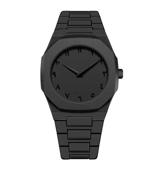 Black Arabic Aura Watch